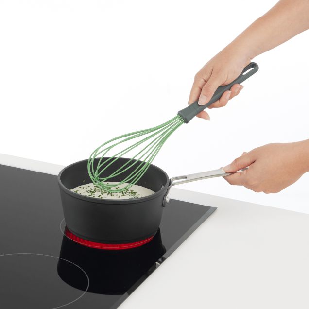 Whisk Beat eggs and mix ingredients!