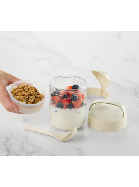 Natural Jar con cuchara, 400 ml &iexcl;Tus alimentos frescos, f&aacute;ciles de llevar y disfrutar!
