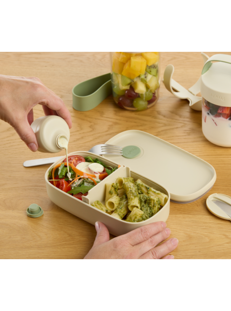 Recipiente para salsas Natural ¡Lleva tus salsas contigo fácilmente!