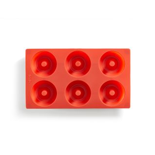 Donut Mold Platinum Silicone donut mold to prepare irresistible homemade donuts.