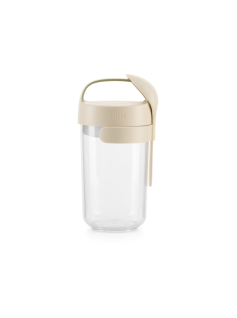 Natural Jar con cuchara, 600 ml ¡Tus alimentos frescos, fáciles de llevar y disfrutar!