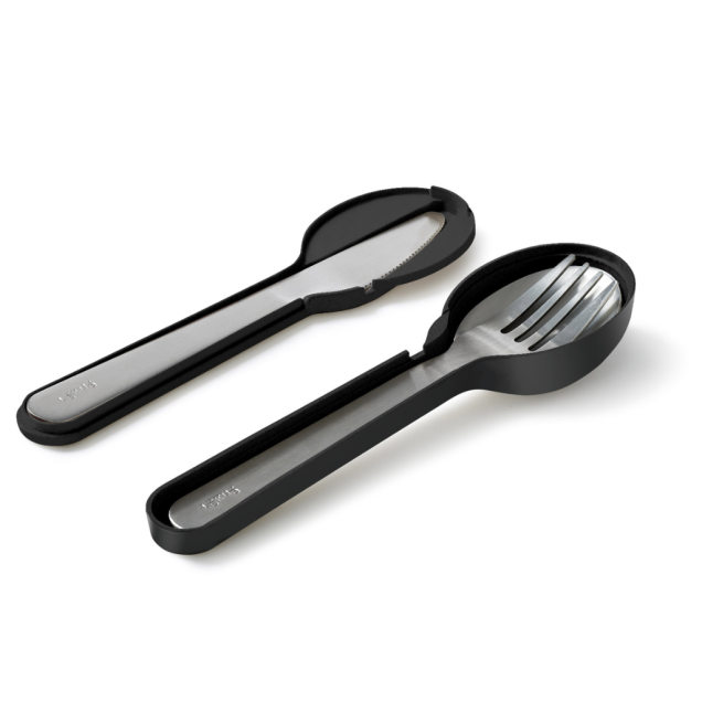 Set de 3 Cubiertos con Funda To Go ¡Tu set de cubiertos diario, más higiénico y protegido!