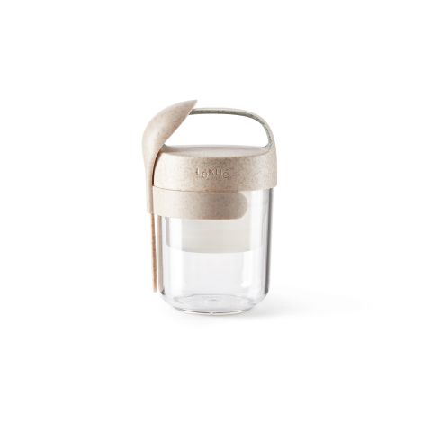 Jar To Go Organic 14 oz with Spoon Enjoy your snacks on the go!