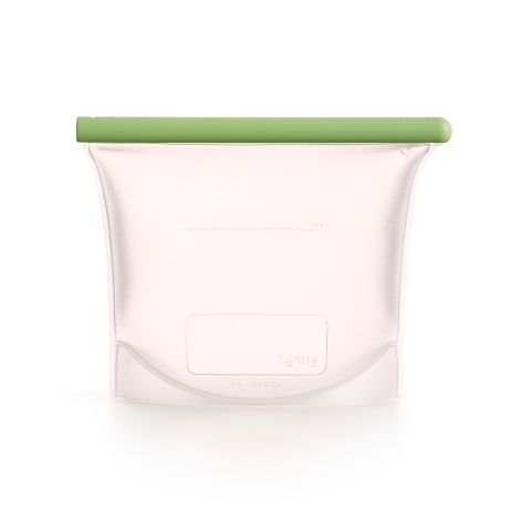 Bossa reutilitzable de silicona 1 L Una alternativa als plàstics d'un sol ús!