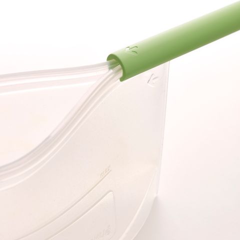 Bossa reutilitzable de silicona 1 L Una alternativa als plàstics d'un sol ús!