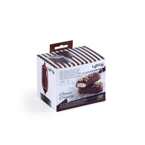 Pack de 4 crèmes glacées Votre propre fantaisie crémeuse avec ces moules à glace !