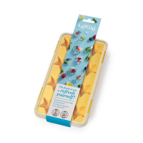 Cubitera con tapa estrella ¡La forma más divertida de refrescarte!