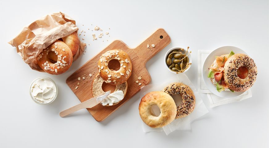 Bagels x6 Prepareu Bagels casolans de la manera més fàcil!