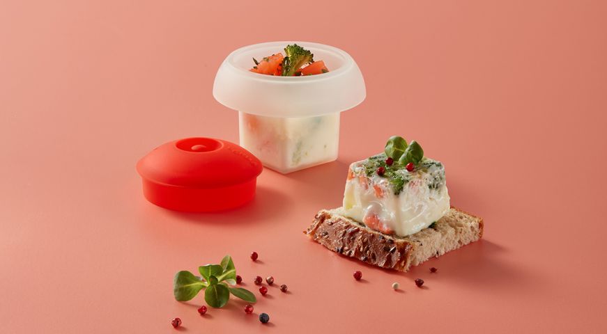Microwave Ovo, Square Quick & easy microwave eggs!