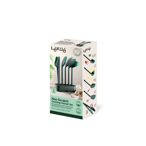 Set de 5 ustensiles de cuisine anti-rayures Découvrez le coffret de 5 ustensiles indispensables anti-rayures !