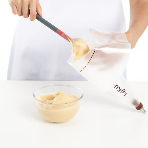 Set Mànega de pastisseria reutilitzable Prepara les teves postres com un pastisser expert mentre fas servir menys plàstic!