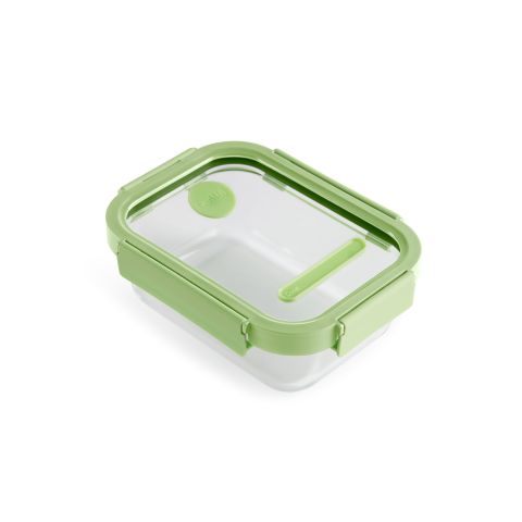 Recipiente hermético 100% de vidrio 1050 ml rectangular 1050 ml de capacidad