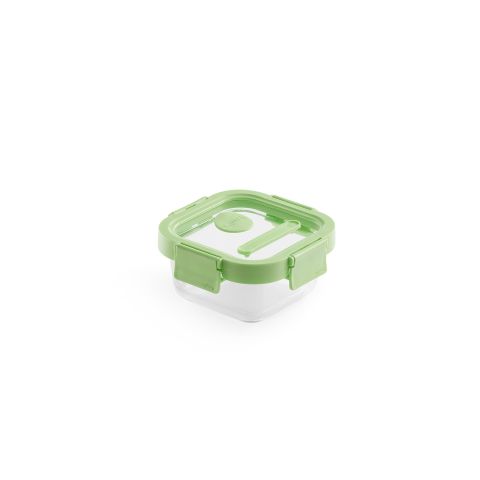 Glass Container leakproof Square, 320 ml 320 ml capacity