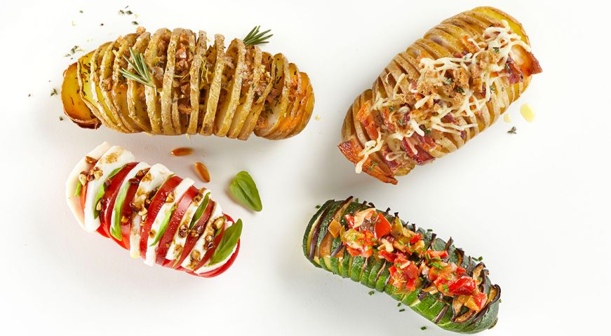 Hasselback Cutter Des légumes Hasselback en un instant !