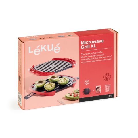 Grill XL pour micro-ondes, USA - Red