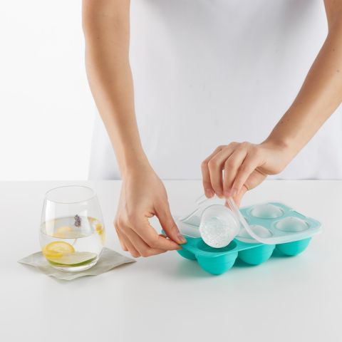 Cubitera XL de forma esférica ¡Frescura duradera para tus bebidas!