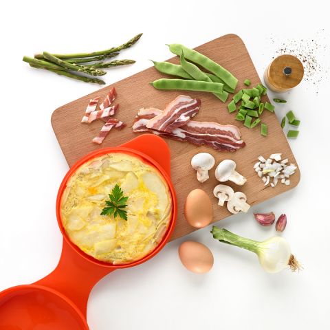 Microwave Spanish Omelette Omelette espagnole rapide et facile au micro-ondes !
