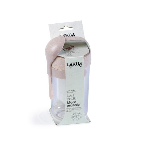 Jar To Go Organic 20 fl. oz With Spoon Enjoy your snacks on the go!