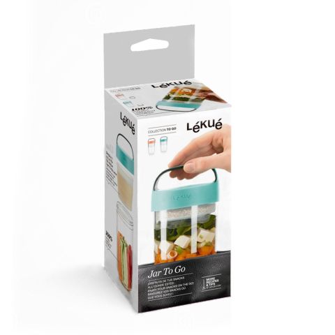Jar To Go 600 ml ¡Disfruta de tus snacks para llevar!