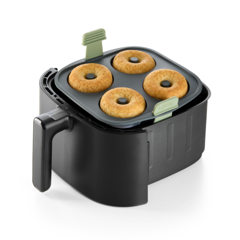 Air fryer Doughnuts Mould, 4 hole Easy release with perfect results!