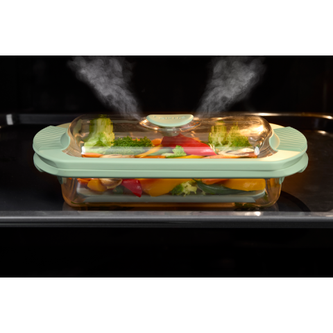 Libro de Cocina al Vapor, inglés ¡Platos deliciosos, sanos y listos en minutos!