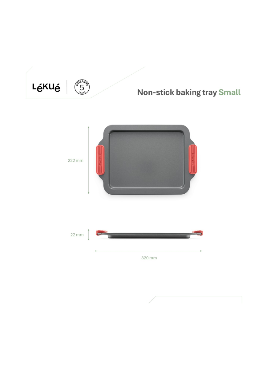 Non-Stick Baking Tray, Small Professional baking, safer than ever!