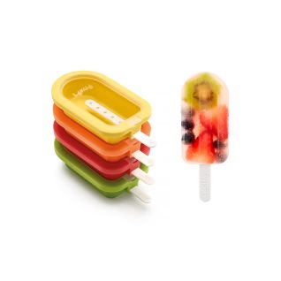 Large Stackable Ice Pop Mold (set of 4) Make delicious homemade ice pops at home.