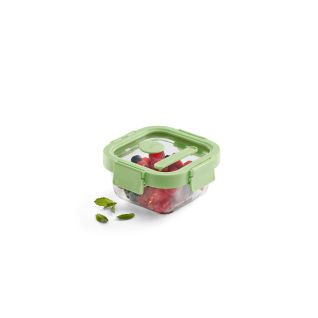 Glass Container leakproof Square, 320 ml 320 ml capacity