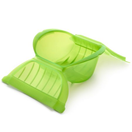 Deep Steam Case with Cookbook, 3-4P - Green