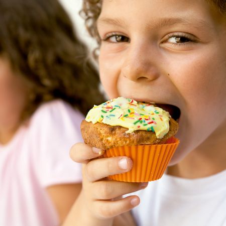 Caissettes Sur 7 Cm  (X6) 6 moules en silicone réutilisables pour la cuisson de muffins.