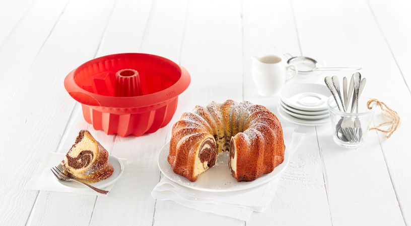 Deep Savarin Cake Mould, 22 cm Delicious and appetising savarins