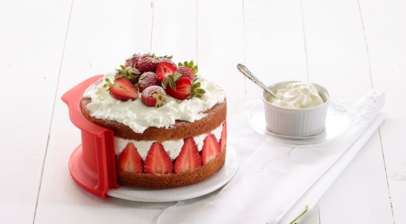 Duo Springform Mold ø 6” with ceramic plate Round springform mould for you most delicate cakes.