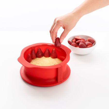 Duo Springform Mold ø 6” with ceramic plate Round springform mould for you most delicate cakes.