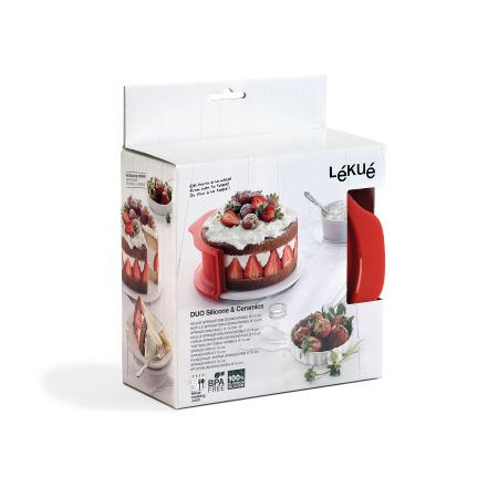 Duo Springform Mold ø 6” with ceramic plate Round springform mould for you most delicate cakes.
