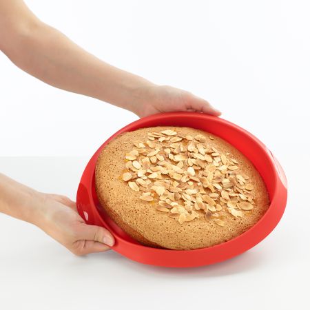 Molde Redondo 20 cm ¡Hornea tus postres caseros en este molde de silicona redondo!