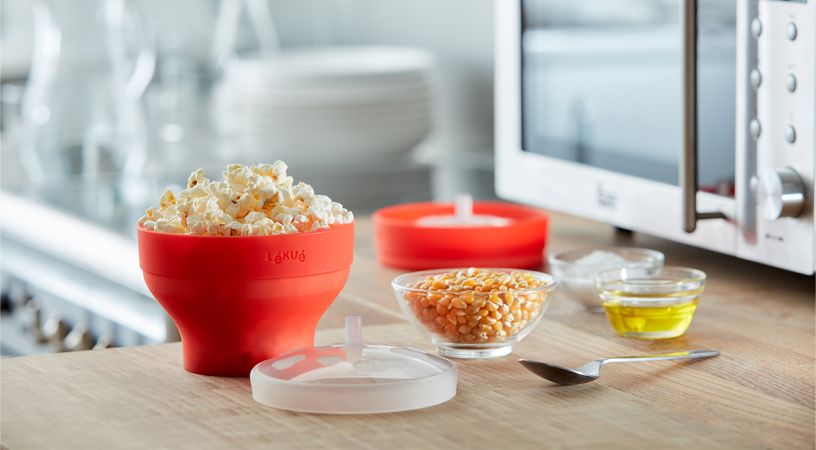Mini Microwave Popcorn Maker Set of 2 Your perfect serving of homemade popcorn!