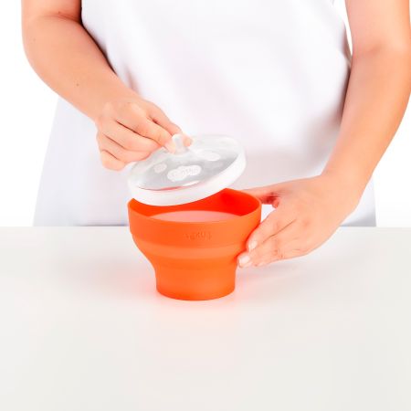 Mini Microwave Popcorn Maker Set of 2 Your perfect serving of homemade popcorn!
