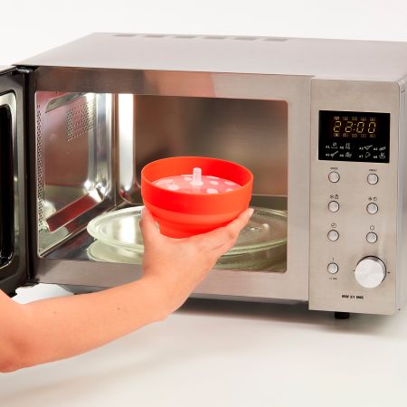Mini Microwave Popcorn Maker Set of 2 Your perfect serving of homemade popcorn!