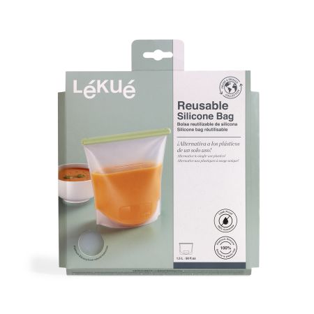 Reusable Silicone Bag, 1,5 L An alternative to single-use plastics!