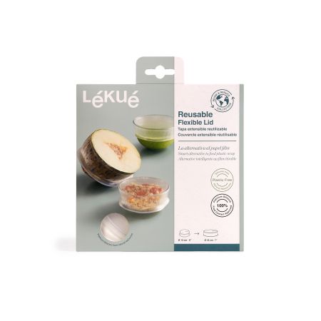 Tapa extensible ø 15 cm ¡Alternativa inteligente al envoltorio plástico de alimentos!