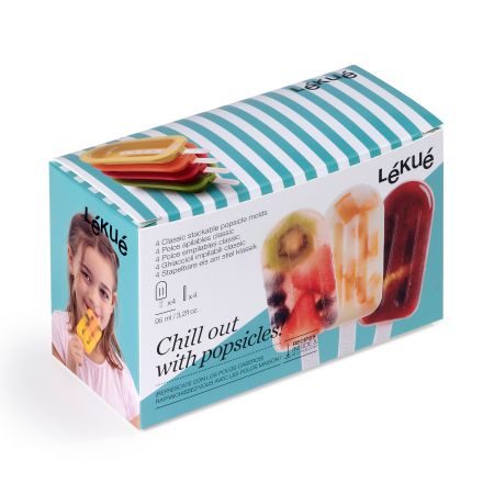 Large Stackable Popsicle Mold (set of 4) 
