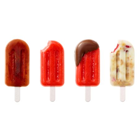Kit de 4 polos apilables ¡Prepara recetas de paletas fáciles con estos moldes para helado!