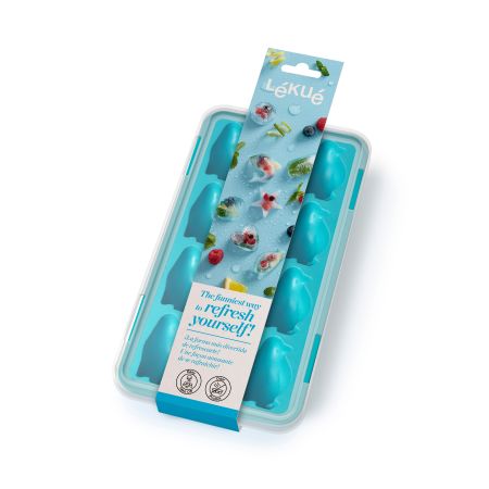 Cubitera con tapa pingüino ¡La forma más divertida de refrescarte!