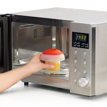 Microwave Ovo - Cilíndrico Huevos redondos al microondas fáciles y rápidos.
