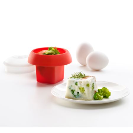 Microwave Ovo - Cuadrado Huevos cuadrados al microondas fáciles y rápidos