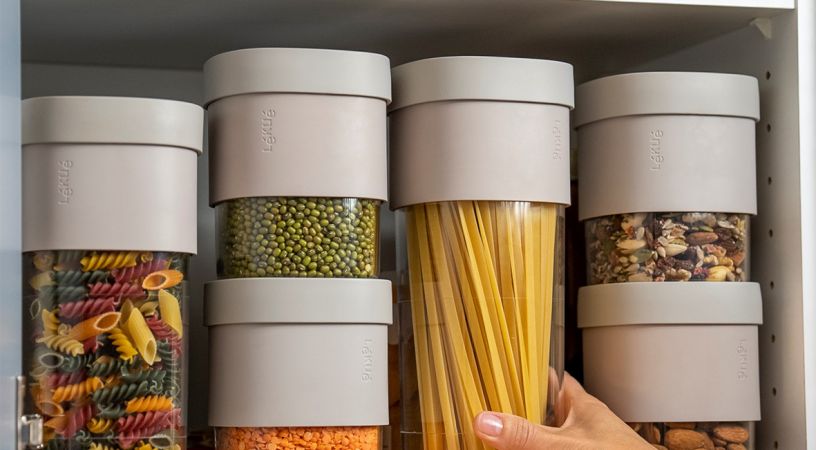 Flip Storage Set Kit of 3 storage containers and 2 accessories