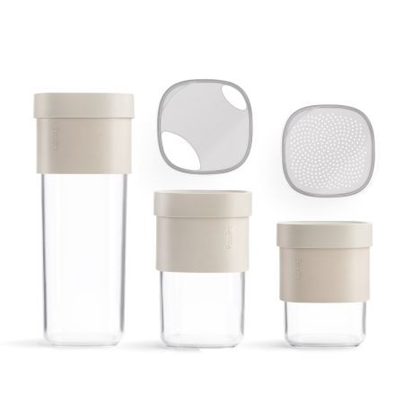 Flip Storage Set Kit of 3 storage containers and 2 accessories