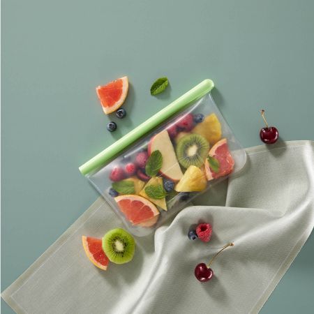 Bolsa reutilizable plana S ¡Almacena con sabor!