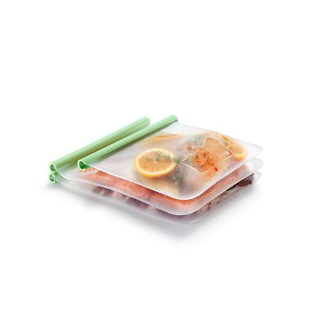 Bolsa reutilizable plana S ¡Almacena con sabor!