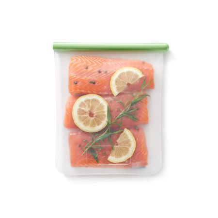 Set de 3 bolsas reutilizables planas ¡Almacena con sabor!